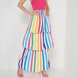 Rainbow Tiered Skirt